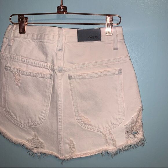CARMAR Pink Denim Skirt size 26 - Picture 6 of 6
